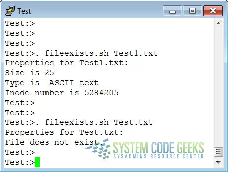 An If-Then-Else Example about checking files