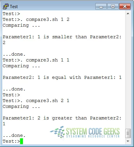 Another If-Then-Else Example about comparing the input